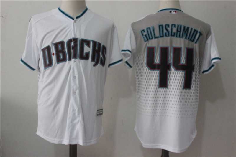 Arizona Diamondbacks #44 Paul Goldschmidt White New New Cool Base Stitched Jersey,We sell and wholesale Arizona Diamondbacks #44 Paul Goldschmidt White New New Cool Base Stitched Jersey on line form chian!